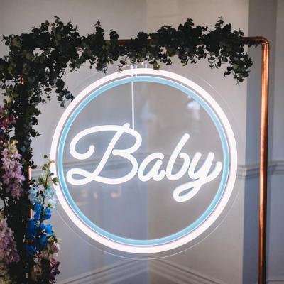 China Stores Drop Shipping Customs Lead Bay Birthday Decoration Electronic Word Signs Custom Light Neon Sign for sale