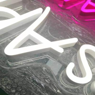 China Eco - Friendly 3D Neon Sign Acrylic Letters Light Up 180 Led Neon Light Signs for sale