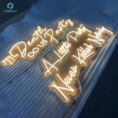 China Buildings Shop Illuminated Restaurant Led Lighted Acrylic Alphabet Letter Neon Sign for sale