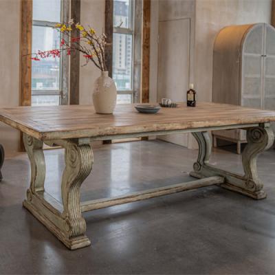 China Waterproof& durable Scandinavian furniture classicism dining room wood table tafel dining tables for sale