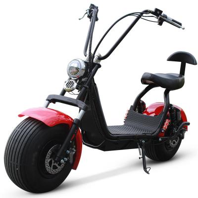 China [US EU NC stock] electric scooter citycoco scrooser 2 wheels 1000w/2000w/3000w 60v 25-60km/h fat unisex high speed tire for sale