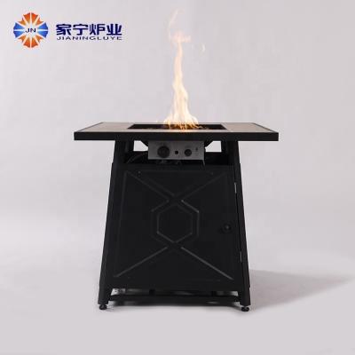 China Ceramic Custom Stocked Inlet Iron And Fire Pit For The Backyard for sale