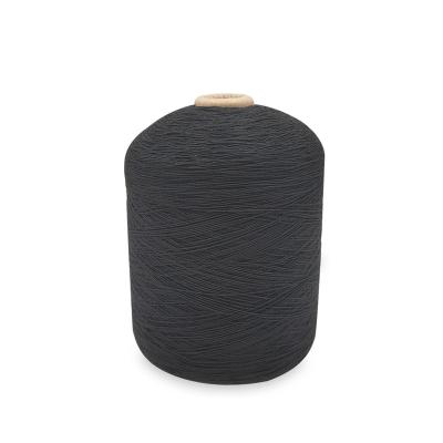 China Fancy Yarn Competitive Price Polyester Recycled Spandex 3075 Yarn Covered Price Recycled Rubber Covered Yarn Recycled Spandex Yarn for sale