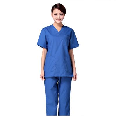 China Hospital Nurses Uniform Medical Women Reusable Surgical Gown Pattern Scrubs Elegant Sets for sale