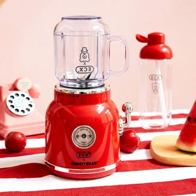 China 600ML Car Retro Vintage Profesional Home Appliances Blender Food Blenders Quiet Electric Juicer for sale