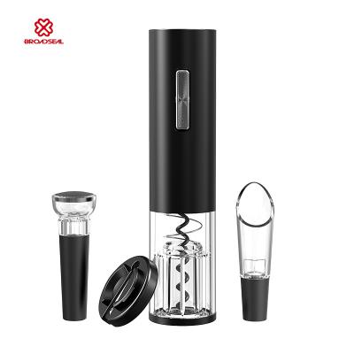 China Viable USB Charging Luxury Rechargeable Electric Corkscrew Wine Bottle Opener Gift Set of Aluminum Cutter Aerator and Cork for sale