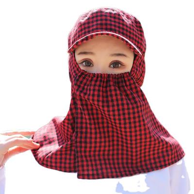 China Verified Outdoor Summer Face Cover Capts Neck Cover Sun Protection Anti UV Fishing Hats For Women for sale