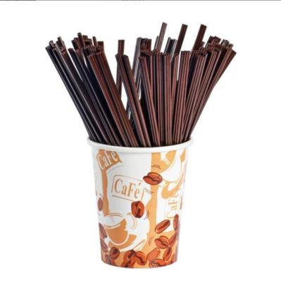 China Disposable Disposable Plastic Drink Stirrer Sticks For Milk Tea Straws Health And Safety Three-hole Coffee Hot Straw Beverage for sale