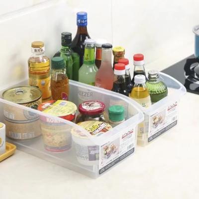 China Wholesale Plastic Japanese Style Type Box Fruit Food Storage Container Refrigerator Contemporary Factory Drawer Storage Boxes for sale