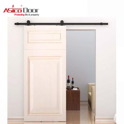 China ASICO Modern Style Hot Sale High Quality Solid Wood Sliding Barn Door for sale