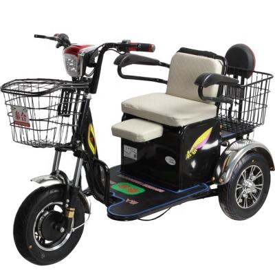 China Factory supply dropship fashion three wheels tricycle passenger electric bicycle with baby seat for sale