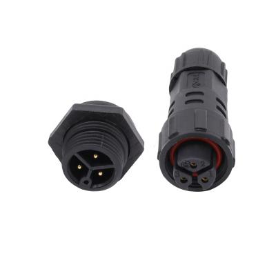 China AOHUA Power Control Box 2 3 Waterproof 4 Pin Cable Joint Panel Mount Connector for sale