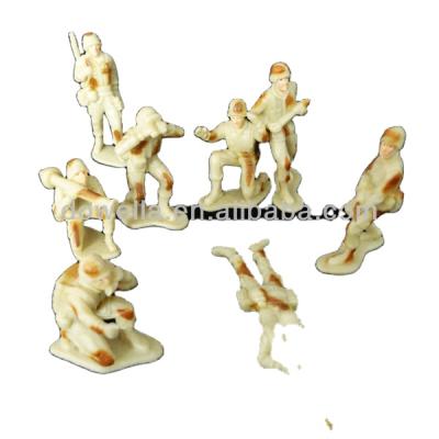 China Cartoon Toy Custom 3D Military Action Soldier Plastic Figures for sale