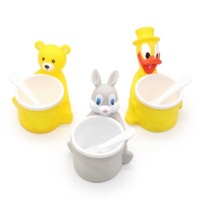 China DOUBLE WALL Test Passed Kids Plastic Cartoon Ice Cream Cup In Disney Audit Factory for sale