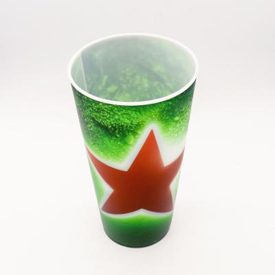 China New Custom White Plastic Drinking Cup for sale