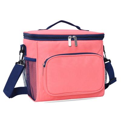 China Factory Direct Portable Oxford Waterproof Picnic Insulation Cloth Lunch Box Multiple Color Simple Waterproof Cooler Bag for sale