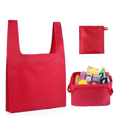 China Wholesale Cheap Folding Polyester Folded Buying Portable Colorful Simple Recycling To Recycle Bag Eco - Friendly for sale