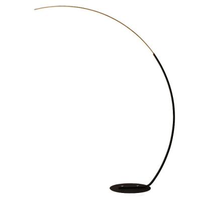 China Rod Shape Stepless Dimming Decoration Metal Remote Control Led Fishing Smart Floor Lamp for sale