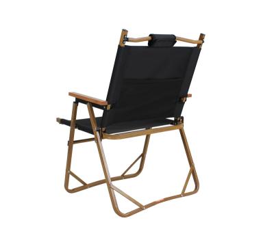 China New type modern good price metal outdoor folding chair beach chair metal camp chair for heavy weight person for sale