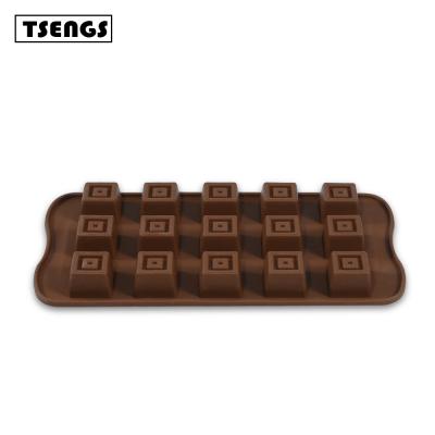 China Silicone Chocolate Molds Viable Non Stick Bakeware Silicone for sale