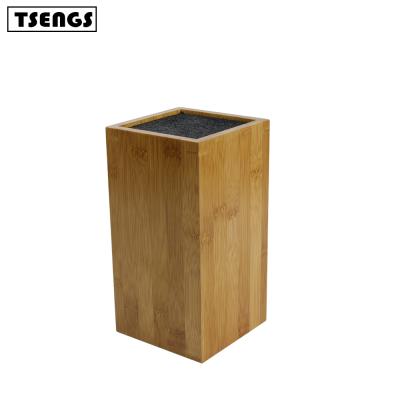 China Universal Disposable Natural Bamboo Knife Storage Block For 8 Inch Knife for sale