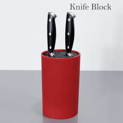 China Universal Plastic Knife Holder Kitchenware Knife Set Sustainable Type for sale