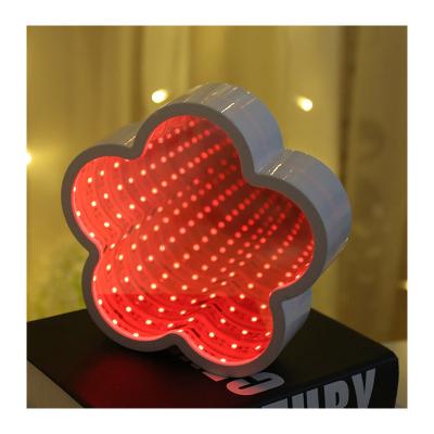 China Wholesale Originality Battery Operated Beautiful Red Flowers Pattern LED Night Light For Party for sale