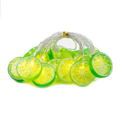 China Hot Sale Creative Fruit Lamp Holiday Lemon Battery Twinkle String Light for Christmas Wedding Party for sale