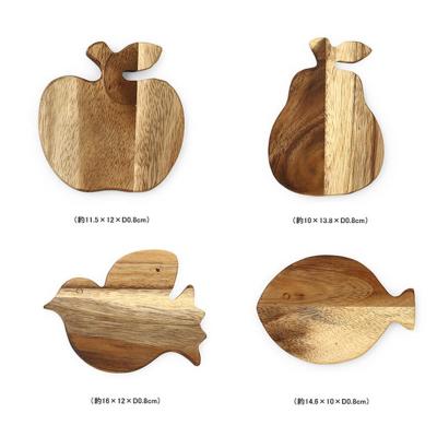 China Sustainable Wedding and Gift Tray Grace Designs Dinnerware Bamboo Special Shaped Coaster for sale