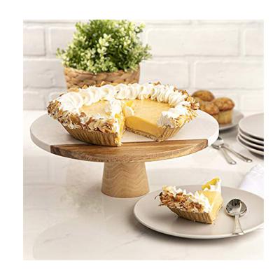 China Unique White Mini Cup Cake Stand Marble Cake Decorating Viable Luxury Handmade Birthday for Wedding Cakes for sale