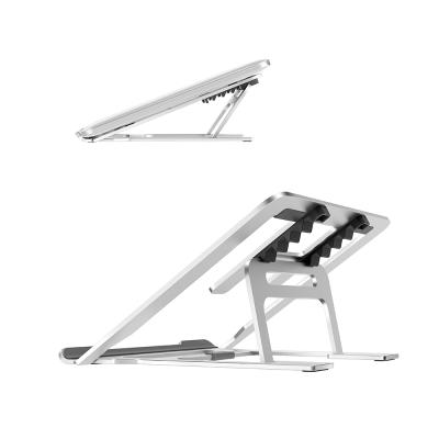 China Desks Wholesale Portable Adjustable Fashion Stand Aluminum Laptop Notebook Desk Stand for sale