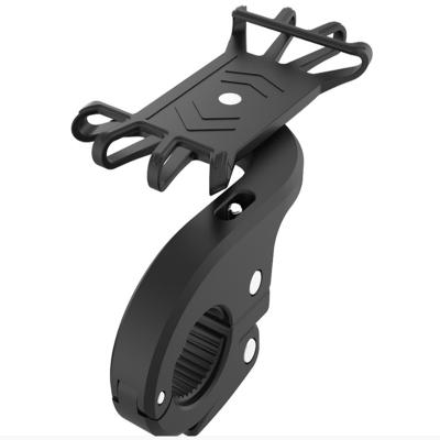 China High Quality Adjustable Silicone Bicycle Phone Holder Mount Adjustable Silicone Bicycle Handlebar Phone Bracket for sale