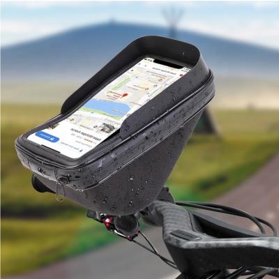 China Waterproof Touch Screen Bike Bag Phone Mount Bicycle Mobile Phone Holder for sale