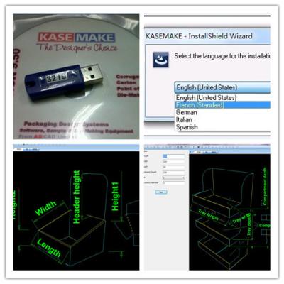 China Corrugated carton box CAD design software for sale