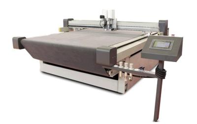 China 60mm material flatbed digital cutting machine continuous cutting convey belt for sale