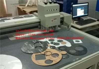 China Non Metallic Gasket Graphite Compressed Fibre PTFE Sheet Cutting Machine for sale