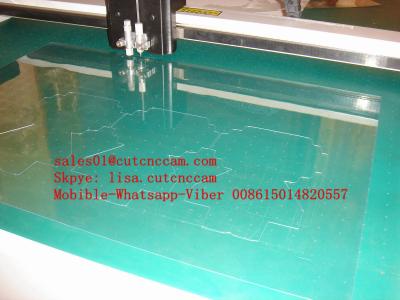 China Plastic PET/PVC box Sample Cutting Digital Knife Plotter Machine for sale