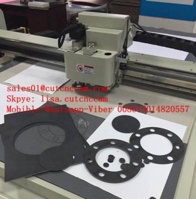 China Pipe Flange Klingersil Graphoil Gasket Computerized Cutting Machine for sale