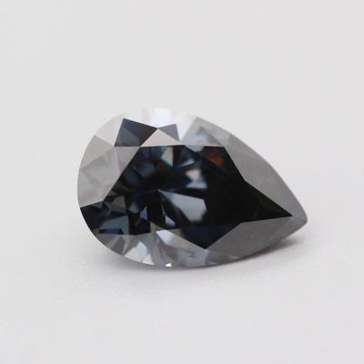 China NONE Sells Loose Diamond 1.5 Carat Pear Gray Moissanite Wholesale for sale