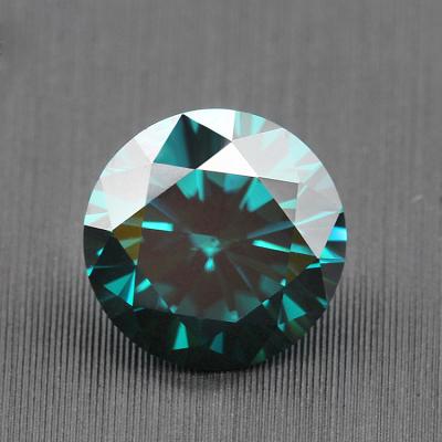 China NO Top Quality Moissanite 1ct Green Color Loose For Brilliant Round Cut for sale