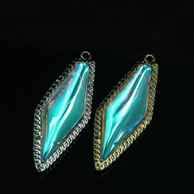 China Color Changing Color Changing Simple Design 925 Sterling Silver Jewelry Gemstone Earring for sale