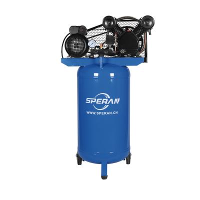 China V2065 Lubricated Vertical Pump Belt Driven Piston Air Compressor Portable With Electric Motor for sale