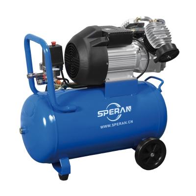 China Lubricated AC Power 2.2KW 3HP 50L Direct Driven Piston Air Compressor With Electric Motor for sale