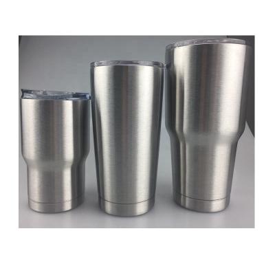 China Viable Pre Sanded Up Regular Tumbler Double Wall Insulated 20oz 30oz Regular Tumblers Cup With Lid Stainless Steel Tumbler In Bulk for sale