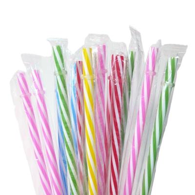 China Tropical Wholesale Success PP Eco Friendly Colorful Straws Drinking Straw Reusable Straws With Separate Packaging for sale