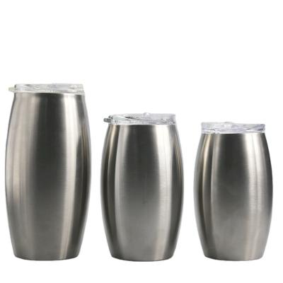 China Viable Tumbler Stock in USA 25oz Stainless Steel Vacuum Insulated Football Barrel Tumbler with Lid Water Wine Beer Coffee Tumbler for sale