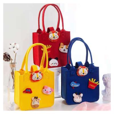 China New Type Felt Top Selling Children Cute and Durable Outing Felt Bag Fashion Handbag Portable Handbag Set for sale