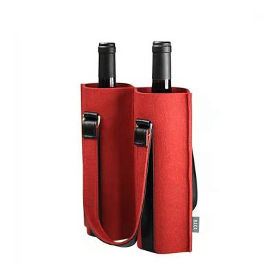 China Factory supply great price vrious felt wholesale felted red wine packaging bag stain for sale