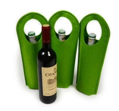 China Wine bag guaranteed suitable quality price fashion shopping bag felt red wine bag for sale