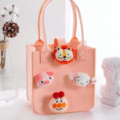 China 2021 Women Fashion Handbag Felt Handbag Set Tote Bag For Shopping for sale